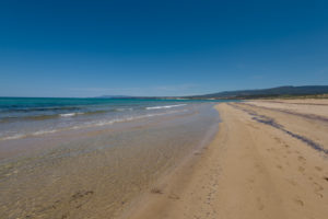 La spiaggia.